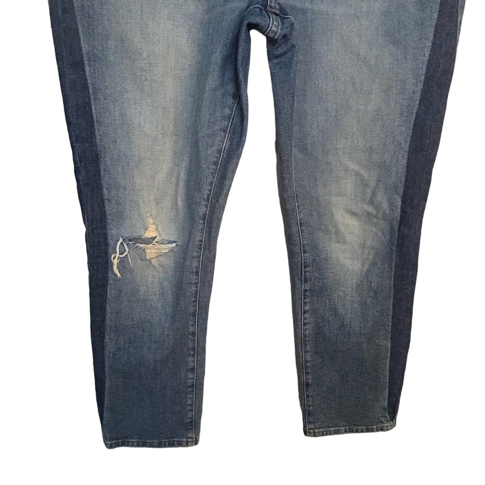 MADEWELL Two Tone High-Rise Slim Boy Jean Size 28 - Picture 8 of 16